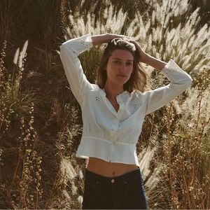 Doen Thyme Button Up Blouse - Size Small (missing size tag)